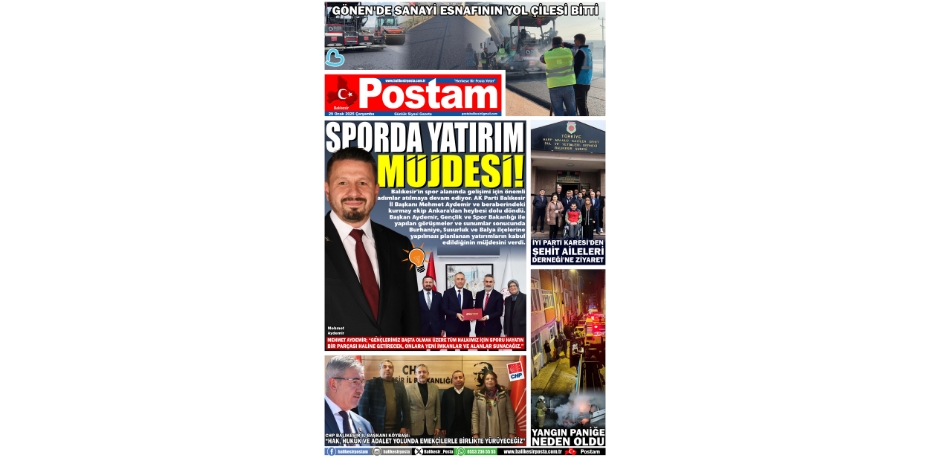 SPORDA YATIRIM MÜJDESİ!