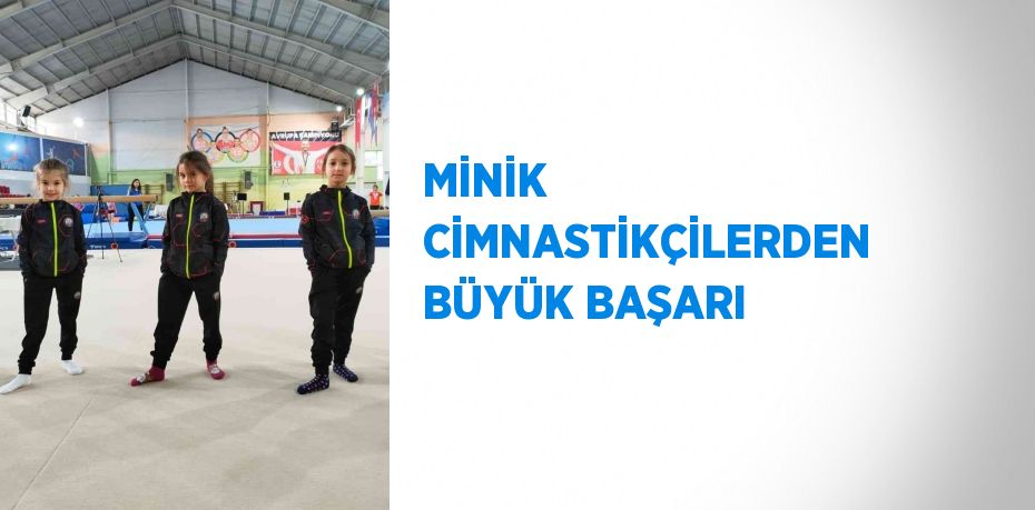 MİNİK CİMNASTİKÇİLERDEN BÜYÜK BAŞARI