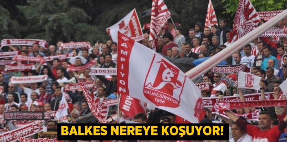 BALKES NEREYE KOŞUYOR!