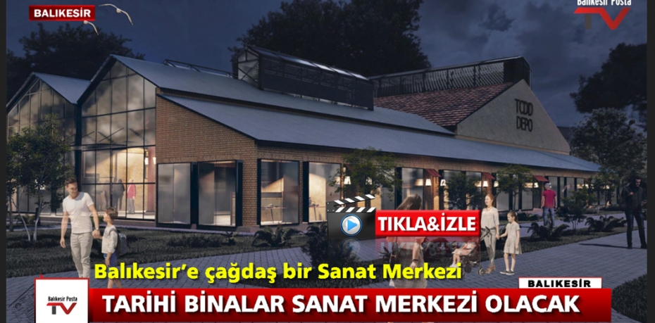 Tarihi binalar çağdaş bir sanat merkezine dönüşüyor