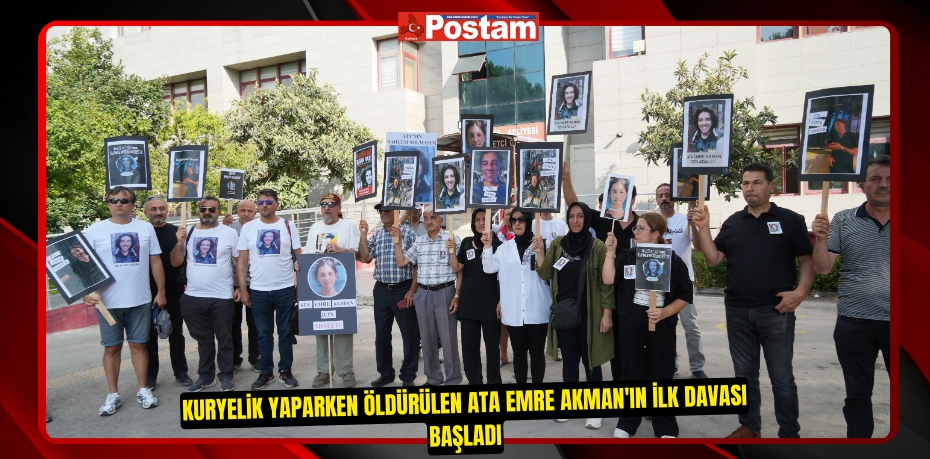 Kuryelik yaparken öldürülen Ata Emre Akman'ın ilk davası başladı  