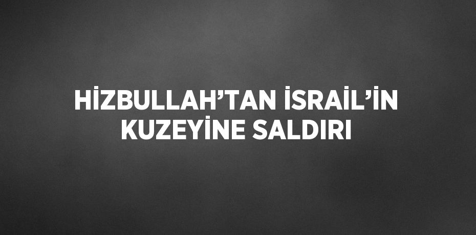 HİZBULLAH’TAN İSRAİL’İN KUZEYİNE SALDIRI