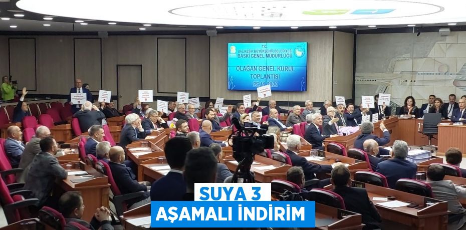 SUYA 3 AŞAMALI İNDİRİM