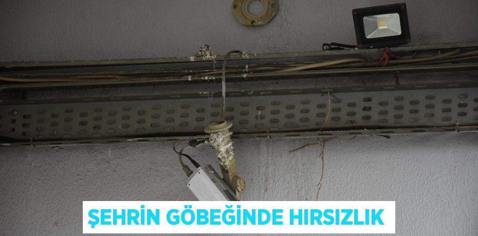 ŞEHRİN GÖBEĞİNDE HIRSIZLIK