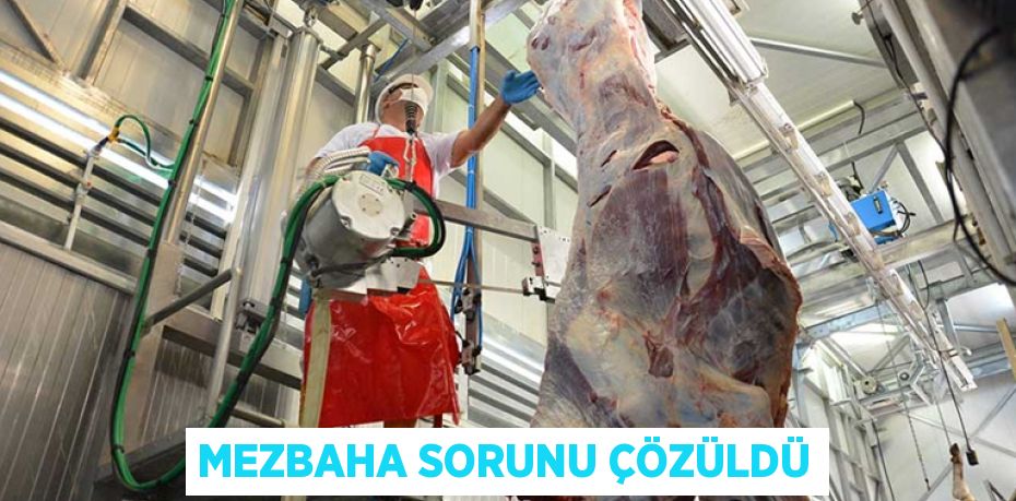 MEZBAHA SORUNU ÇÖZÜLDÜ