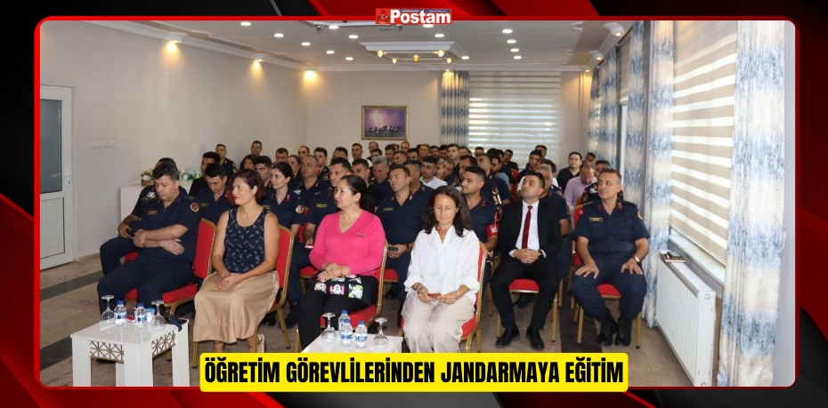 Öğretim görevlilerinden jandarmaya eğitim