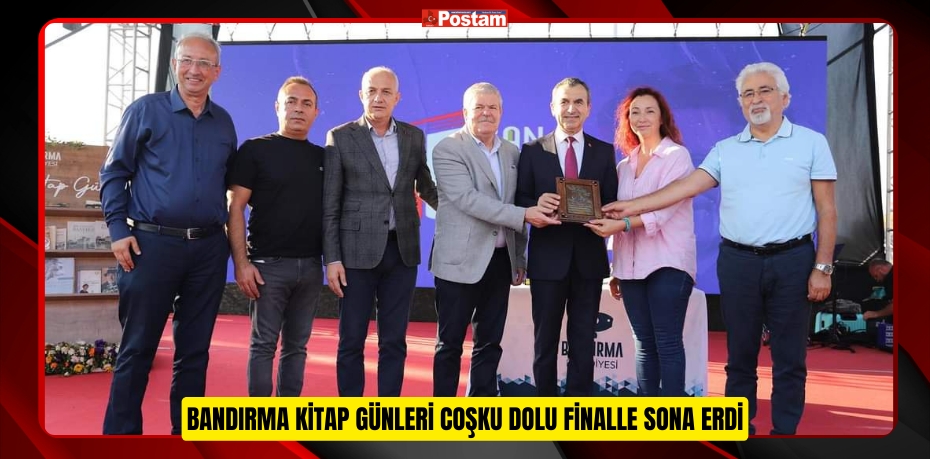 BANDIRMA KİTAP GÜNLERİ COŞKU DOLU FİNALLE SONA ERDİ