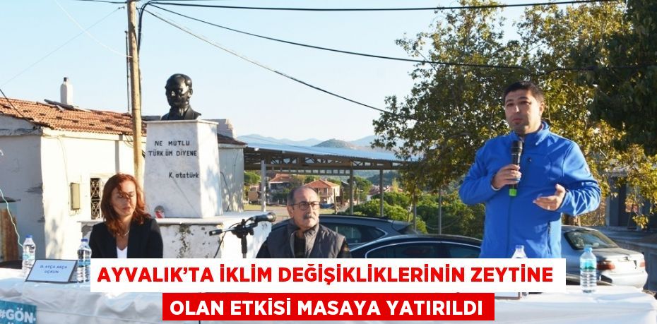 AYVALIK’TA İKLİM DEĞİŞİKLİKLERİNİN ZEYTİNE OLAN ETKİSİ MASAYA YATIRILDI