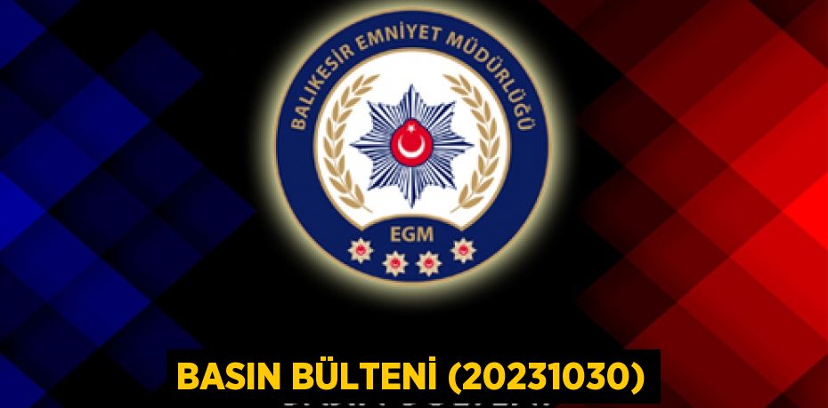 Basın Bülteni (20231030)