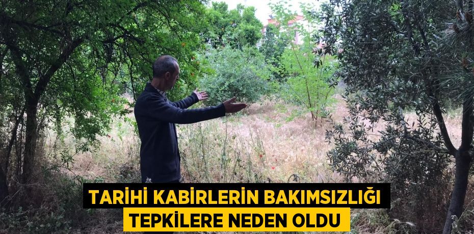 Tarihi kabirlerin bakımsızlığı tepkilere neden oldu