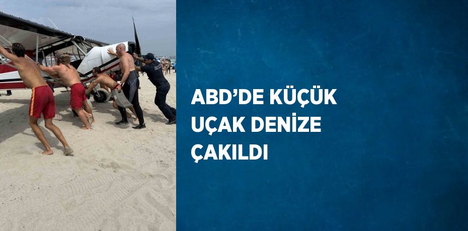 ABD’DE KÜÇÜK UÇAK DENİZE ÇAKILDI