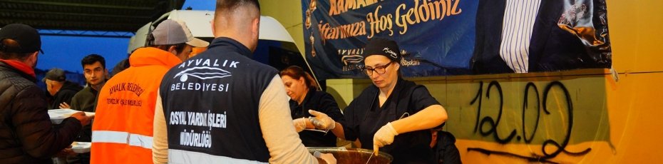 AYVALIK’TA İFTAR SOFRALARINA BÜYÜK İLGİ…
