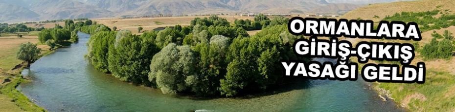 Tunceli’de ormanlara giriş ve çıkışlar yasaklandı