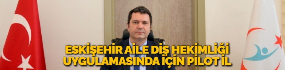 ESKİŞEHİR AİLE DİŞ HEKİMLİĞİ UYGULAMASINDA İÇİN PİLOT İL
