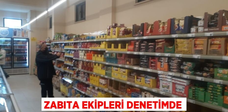 ZABITA EKİPLERİ DENETİMDE