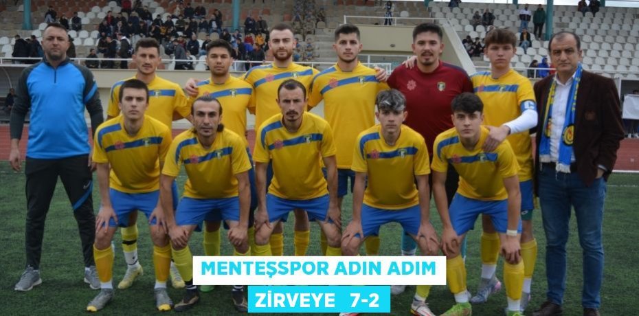 MENTEŞSPOR ADIN ADIM ZİRVEYE   7-2
