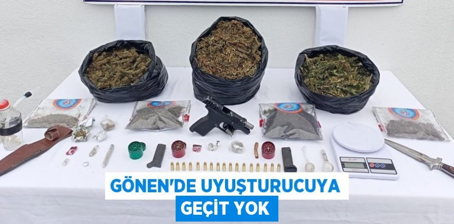 Gönen'de uyuşturucuya geçit yok
