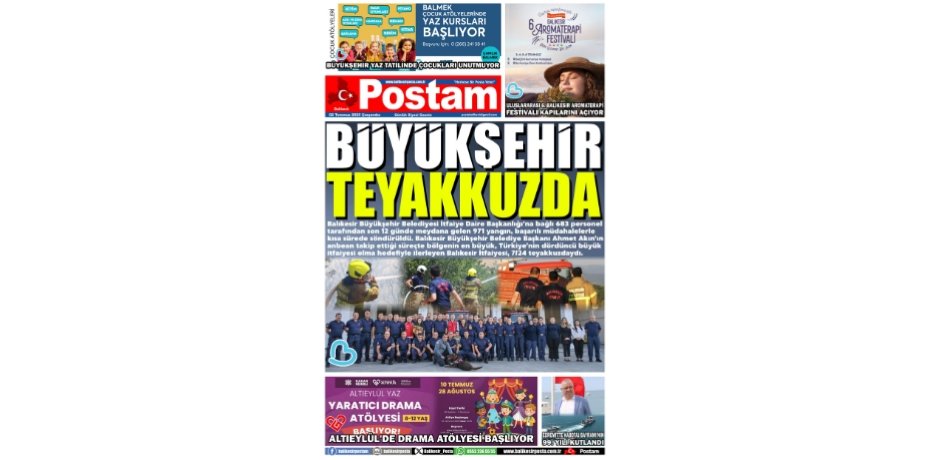 BÜYÜKŞEHİR TEYAKKUZDA