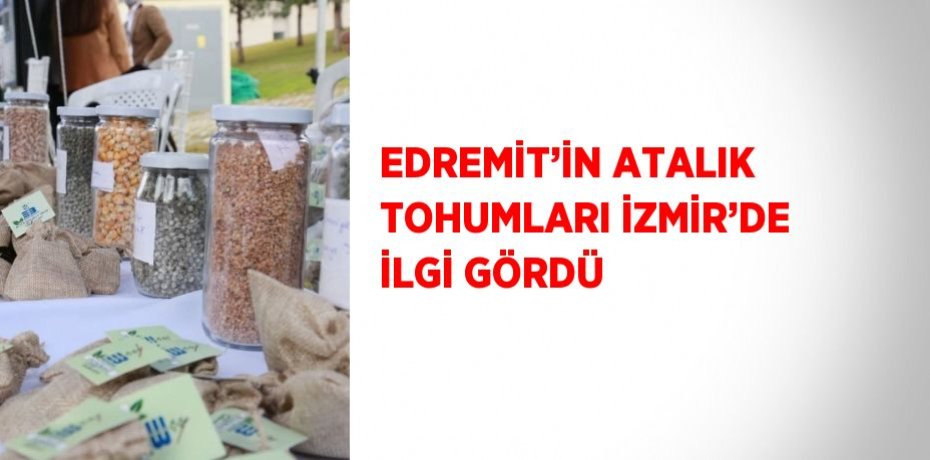 EDREMİT’İN ATALIK TOHUMLARI İZMİR’DE İLGİ GÖRDÜ