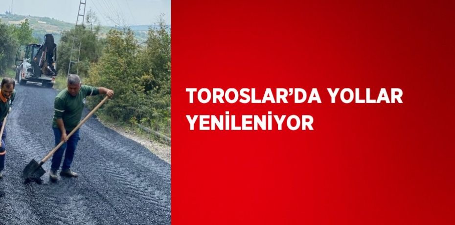 TOROSLAR’DA YOLLAR YENİLENİYOR
