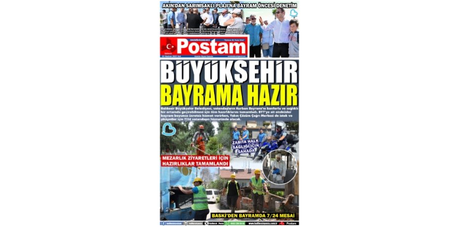 BÜYÜKŞEHİR BAYRAMA HAZIR