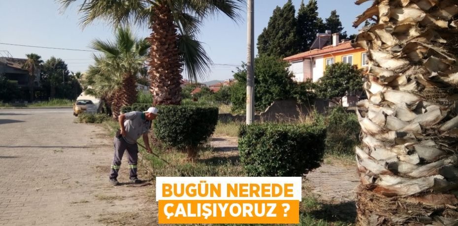 BUGÜN NEREDE ÇALIŞIYORUZ ?
