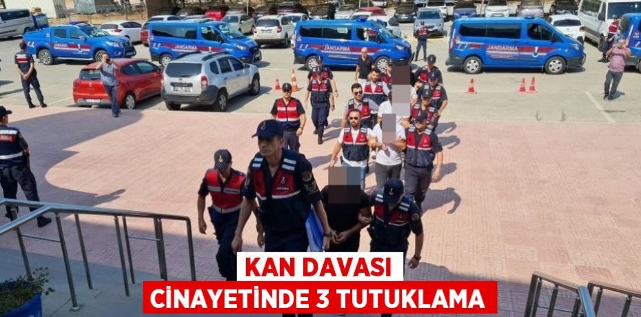 KAN DAVASI CİNAYETİNDE 3 TUTUKLAMA