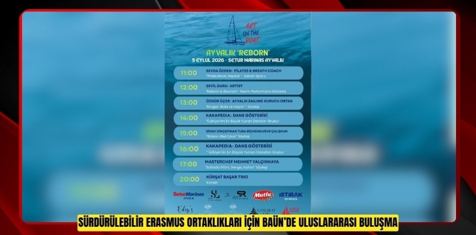 YELKEN, SANAT, MÜZİK VE GASTRONOMİ AYVALIK’TA YENİDEN BULUŞUYOR
