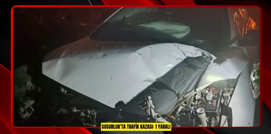Susurluk’ta trafik kazası: 1 yaralı