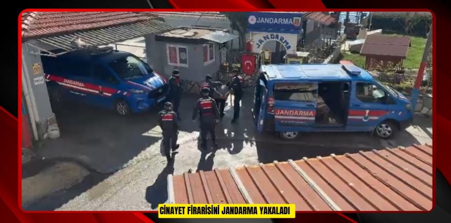 Cinayet firarisini jandarma yakaladı