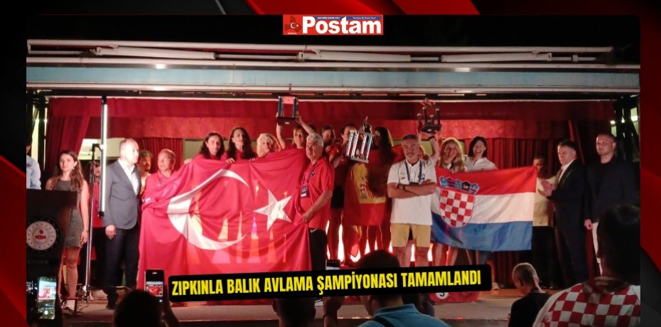 Zıpkınla Balık Avlama Şampiyonası tamamlandı  