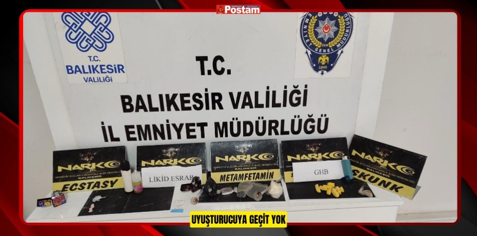 UYUŞTURUCUYA GEÇİT YOK