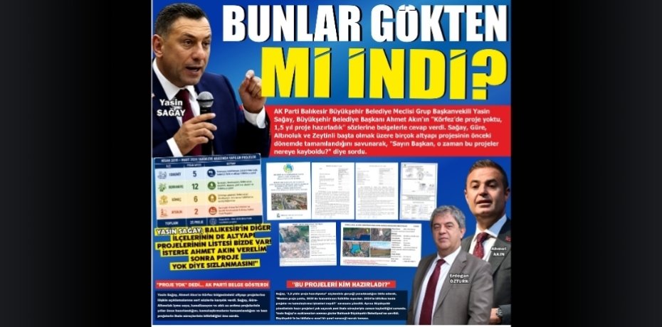 BUNLAR GÖKTEN Mİ İNDİ?