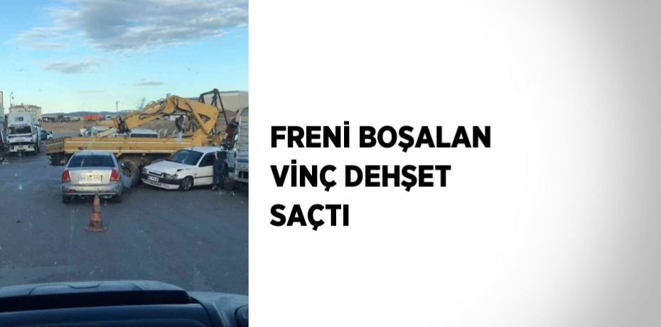 FRENİ BOŞALAN VİNÇ DEHŞET SAÇTI