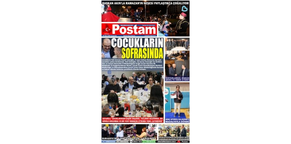 ÇOCUKLARIN SOFRASINDA