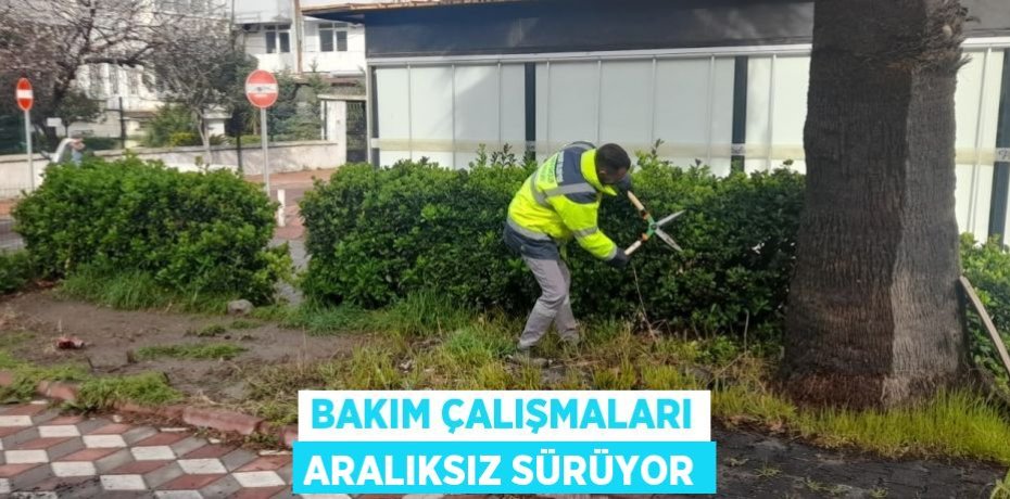 BAKIM ÇALIŞMALARI ARALIKSIZ SÜRÜYOR