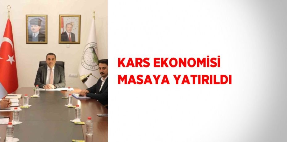 KARS EKONOMİSİ MASAYA YATIRILDI
