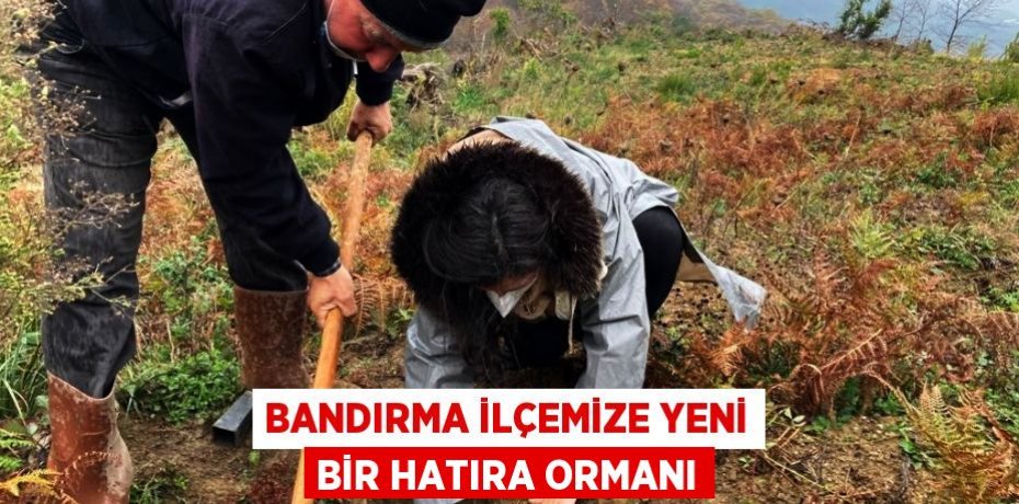 Bandırma İlçemize Yeni Bir Hatıra Ormanı