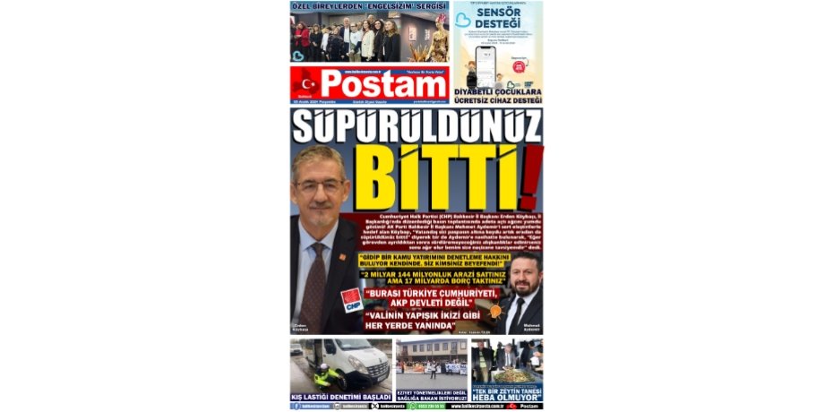 SÜPÜRÜLDÜNÜZ BİTTİ!