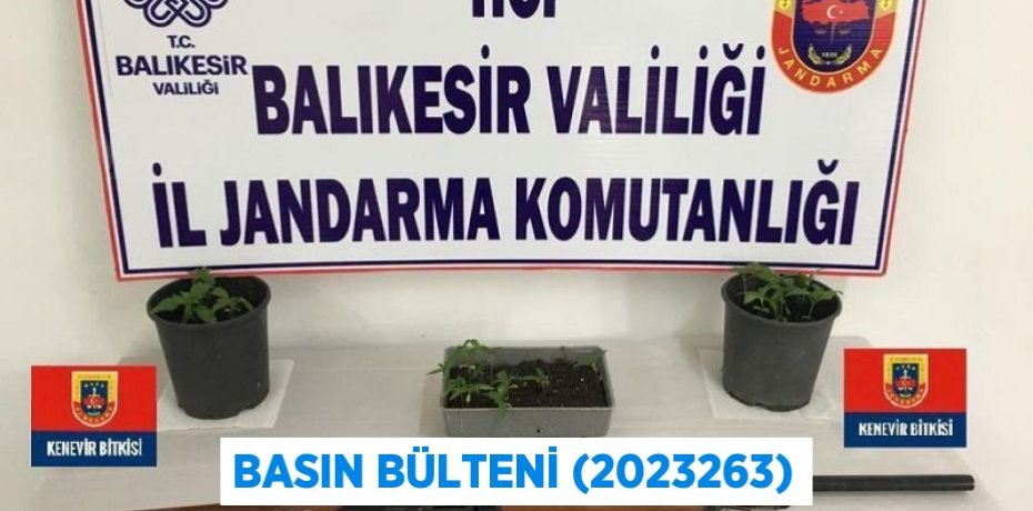 Basın Bülteni (2023263)