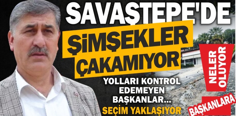 SAVAŞTEPE'DE ŞİMŞEKLER ÇAKAMIYOR
