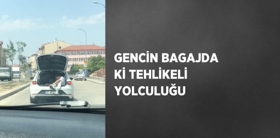 GENCİN BAGAJDA Kİ TEHLİKELİ YOLCULUĞU