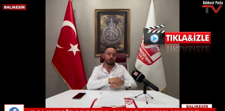 BALIKESİRSPORDA SULAR DURULMUYOR..