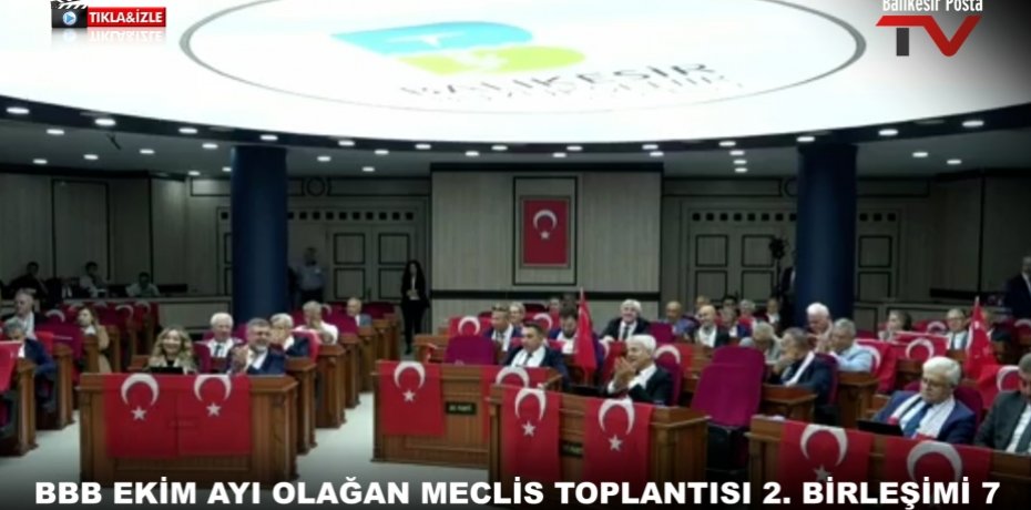 BBB EKİM AYI OLAĞAN MECLİS TOPLANTISI 3. BİRLEŞİMİ 7