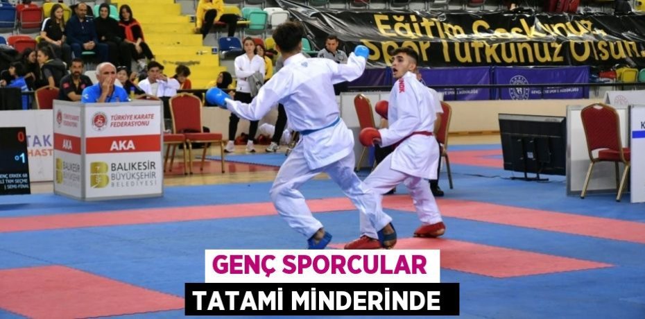 GENÇ SPORCULAR TATAMİ MİNDERİNDE 