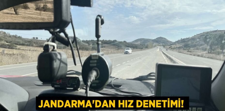 Jandarma'dan Hız Denetimi!