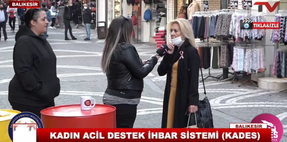 KADIN ACİL DESTEK İHBAR SİSTEMİ KADES 1