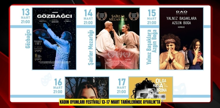 KADIN OYUNLARI FESTİVALİ 13-17 MART TARİHLERİNDE