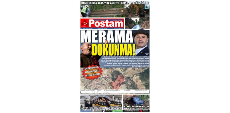 MERAMA DOKUNMA!