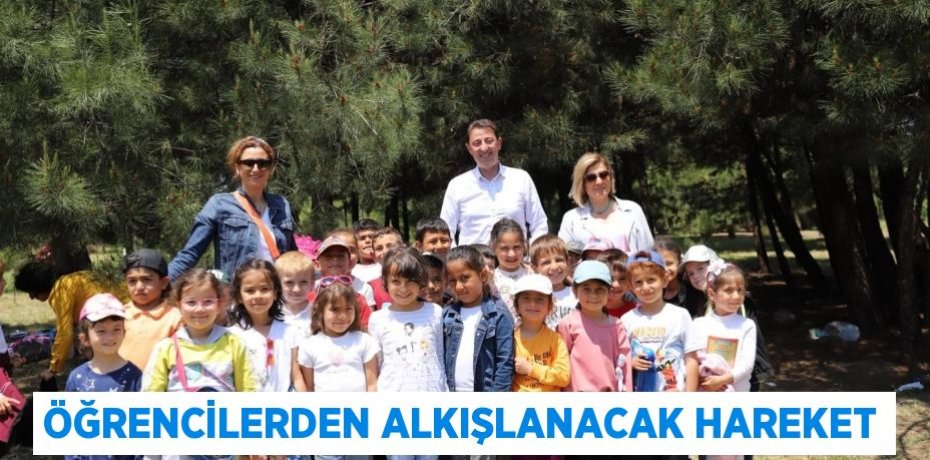 Öğrencilerden alkışlanacak hareket